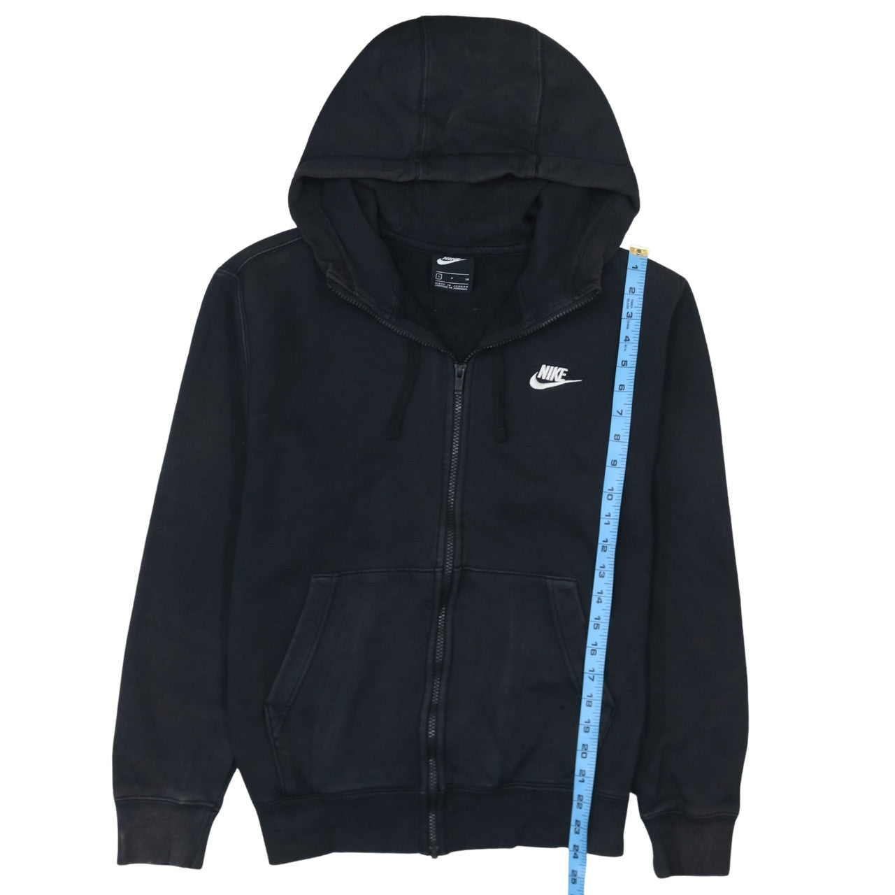 Nike Men's Black Full Zip Hoodie Sweatshirt Size S