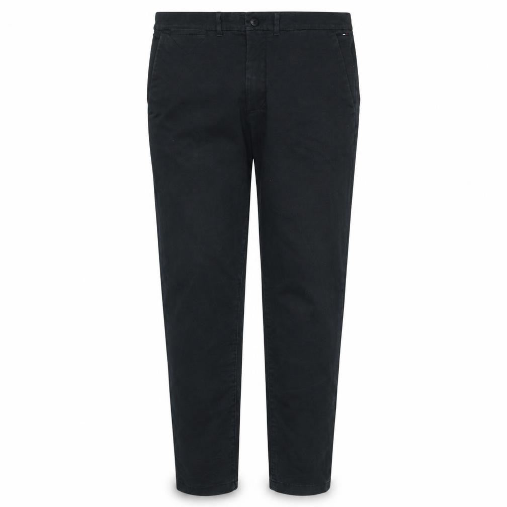 Tommy Jeans Men's Black Slim Fit Chino Trousers Size 34/32
