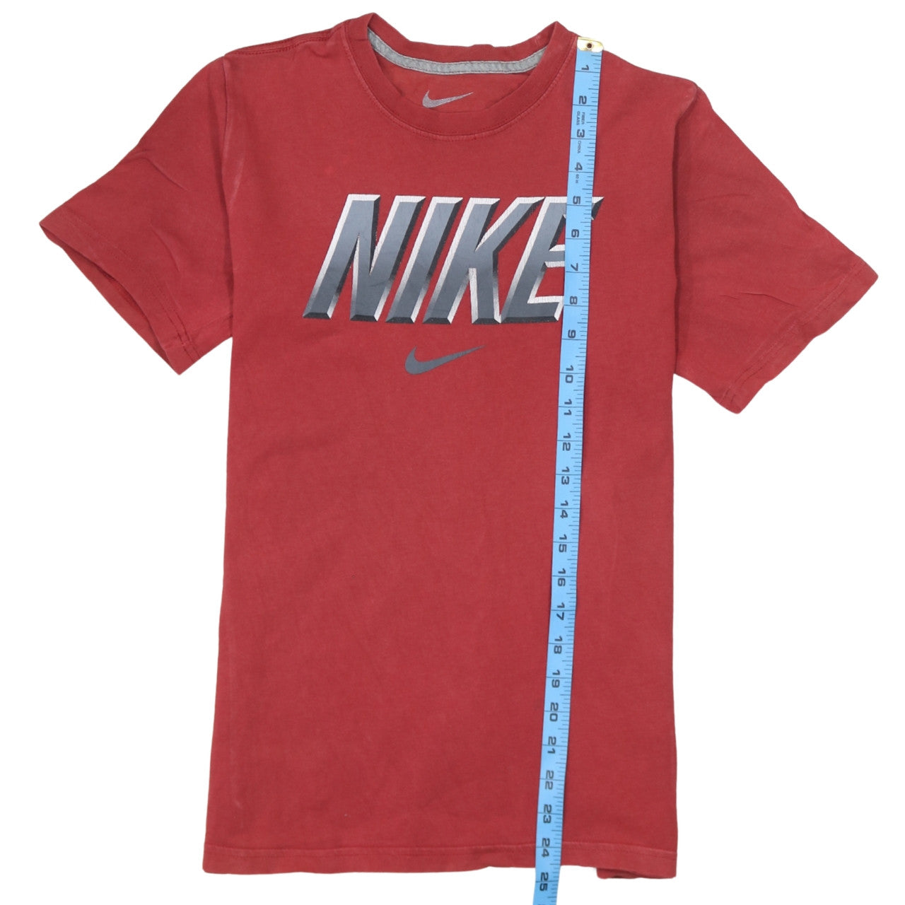 Nike Teens Red Short Sleeve Crew Neck Graphic T-Shirt L