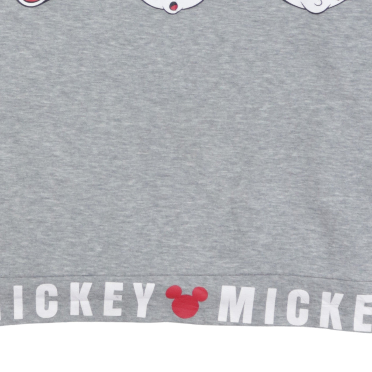 Disney Women's Grey Mickey Mouse Pullover Sweatshirt Size M