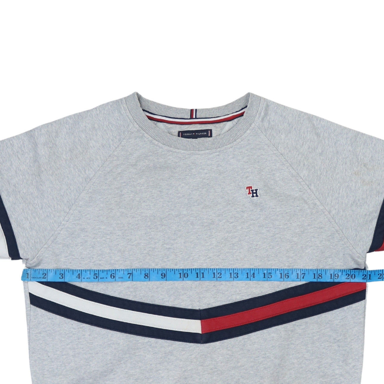 Tommy Hilfiger Boys Grey 16 Years Pullover Sweatshirt with Logo Trim