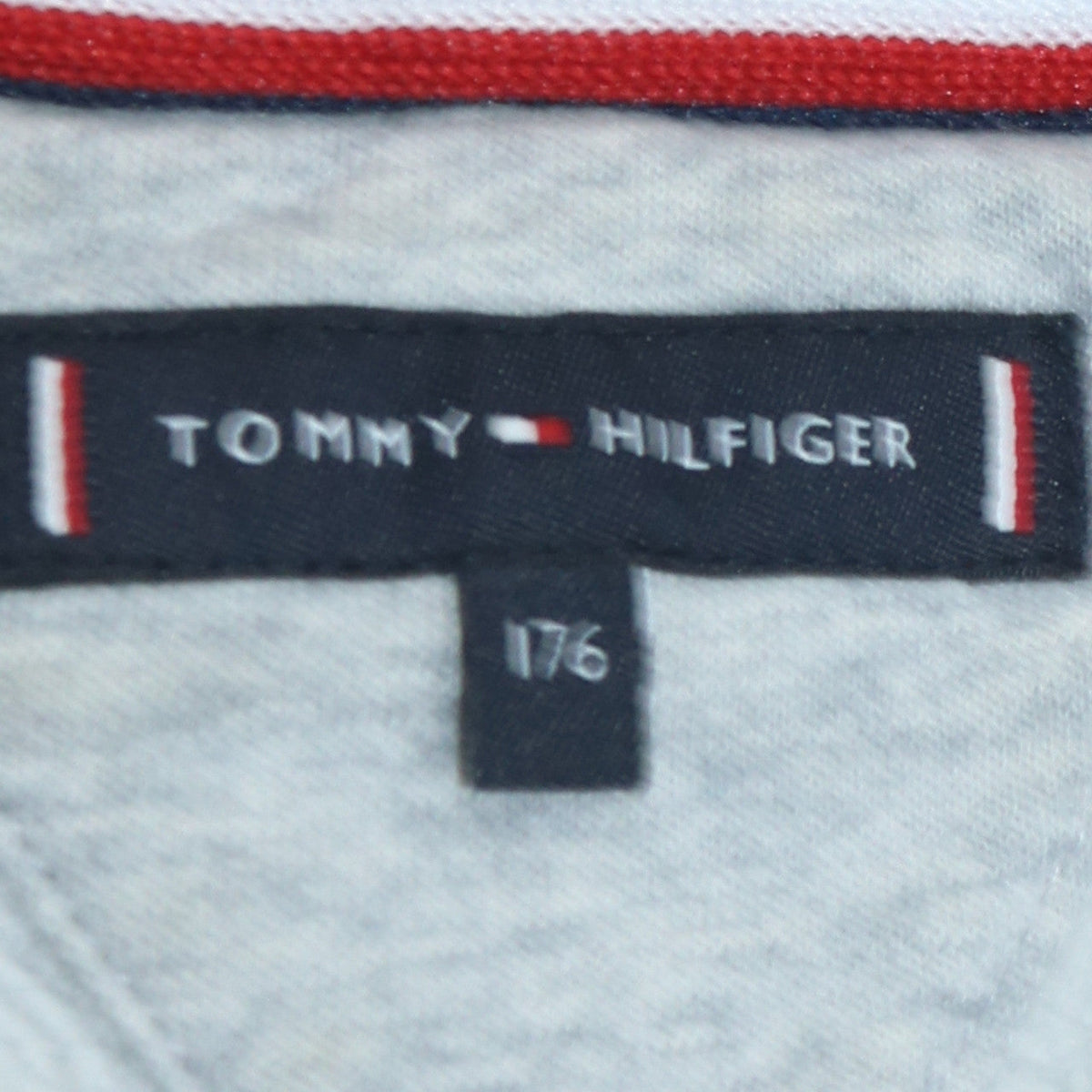 Tommy Hilfiger Boys Grey 16 Years Pullover Sweatshirt with Logo Trim