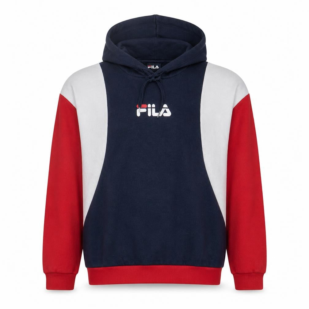 Fila Men's Multicoloured Pullover Hoodie M Logo Sportswear
