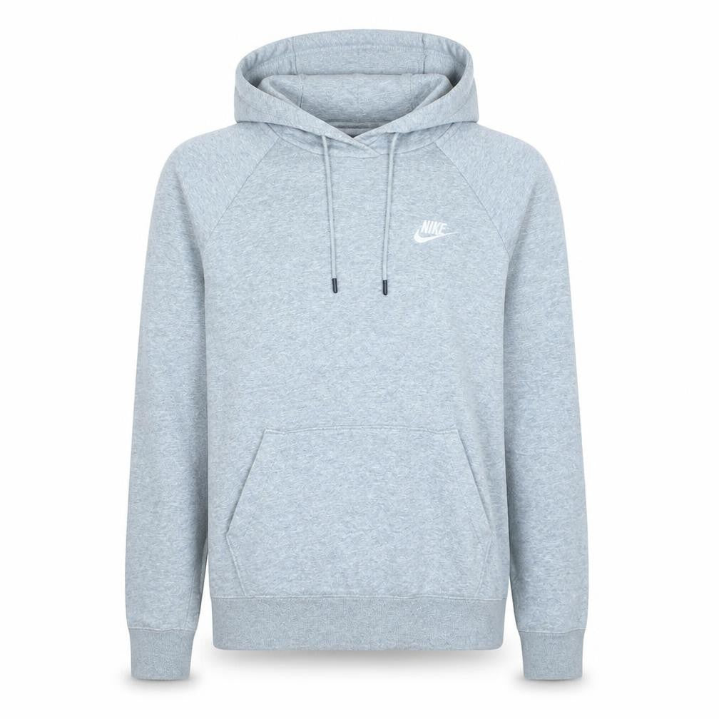 Nike Men’s Grey Pullover Hoodie Small Logo Sportswear Jumper