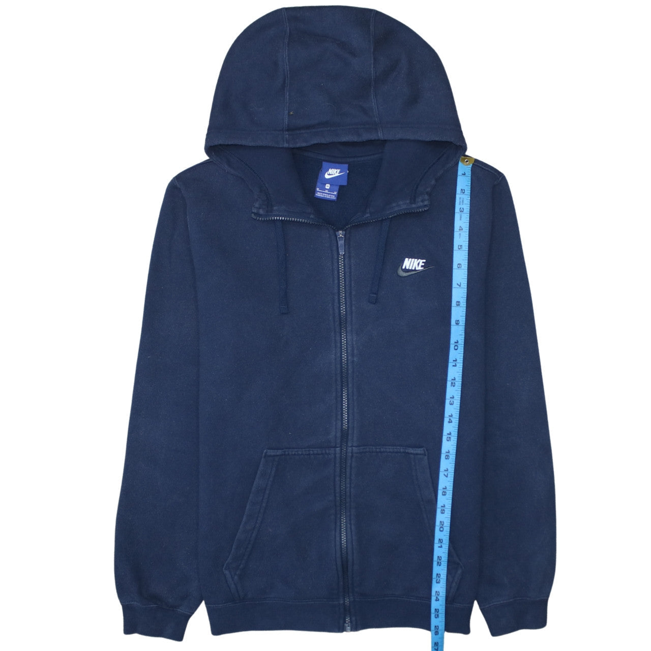 Nike Men's Blue Full Zip Hoodie Size M Sportswear Fleece