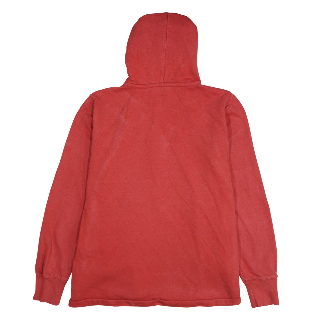 Champion Womens Red XL 1/2 Zip Hoodie Cotton Blend Casual Wear