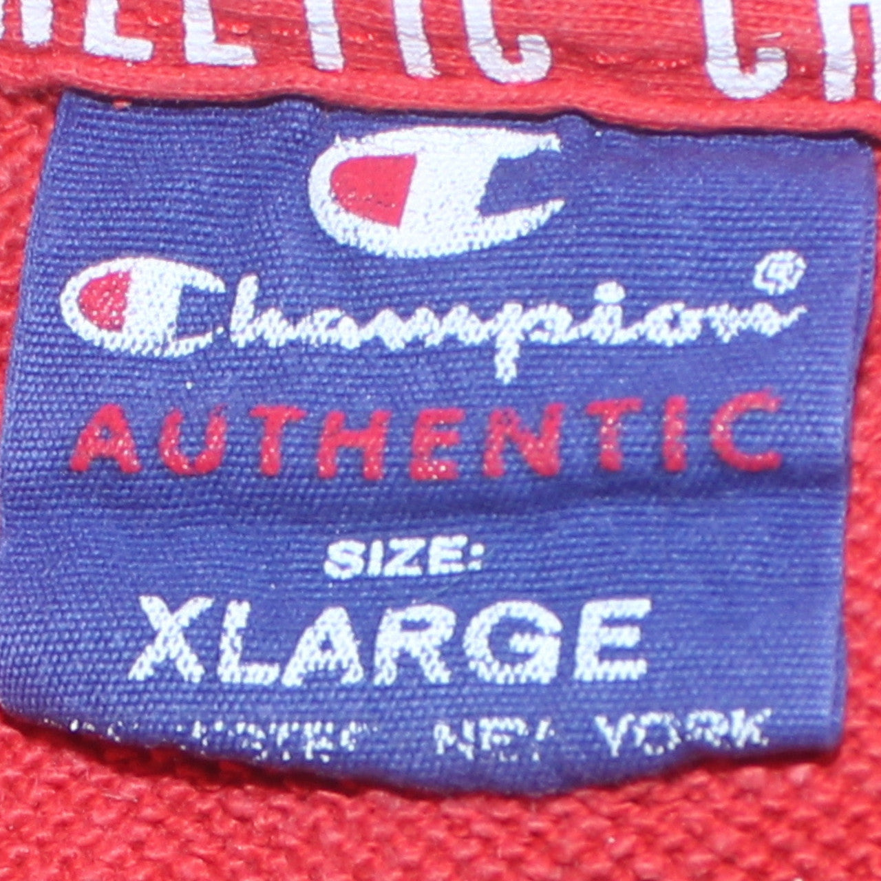 Champion Womens Red XL 1/2 Zip Hoodie Cotton Blend Casual Wear