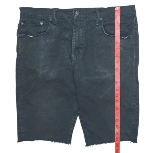 Levi's Mens Black Regular Fit Denim Chino Shorts 34in Waist