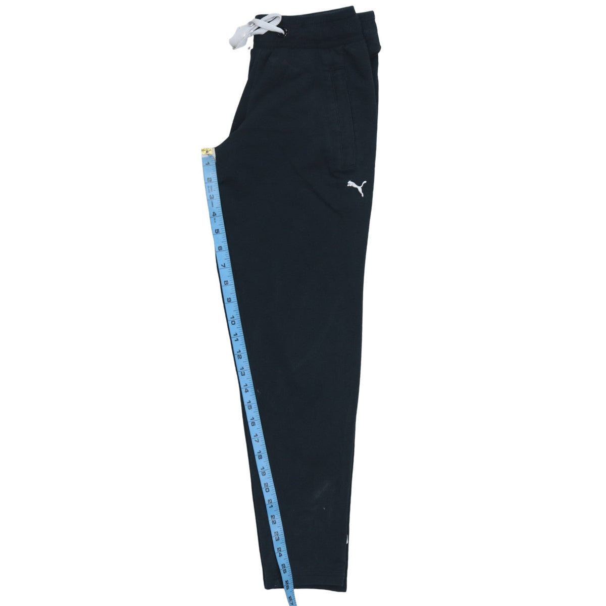 Puma Womens Black Jogger Trousers Size 10 Cotton Blend Activewear