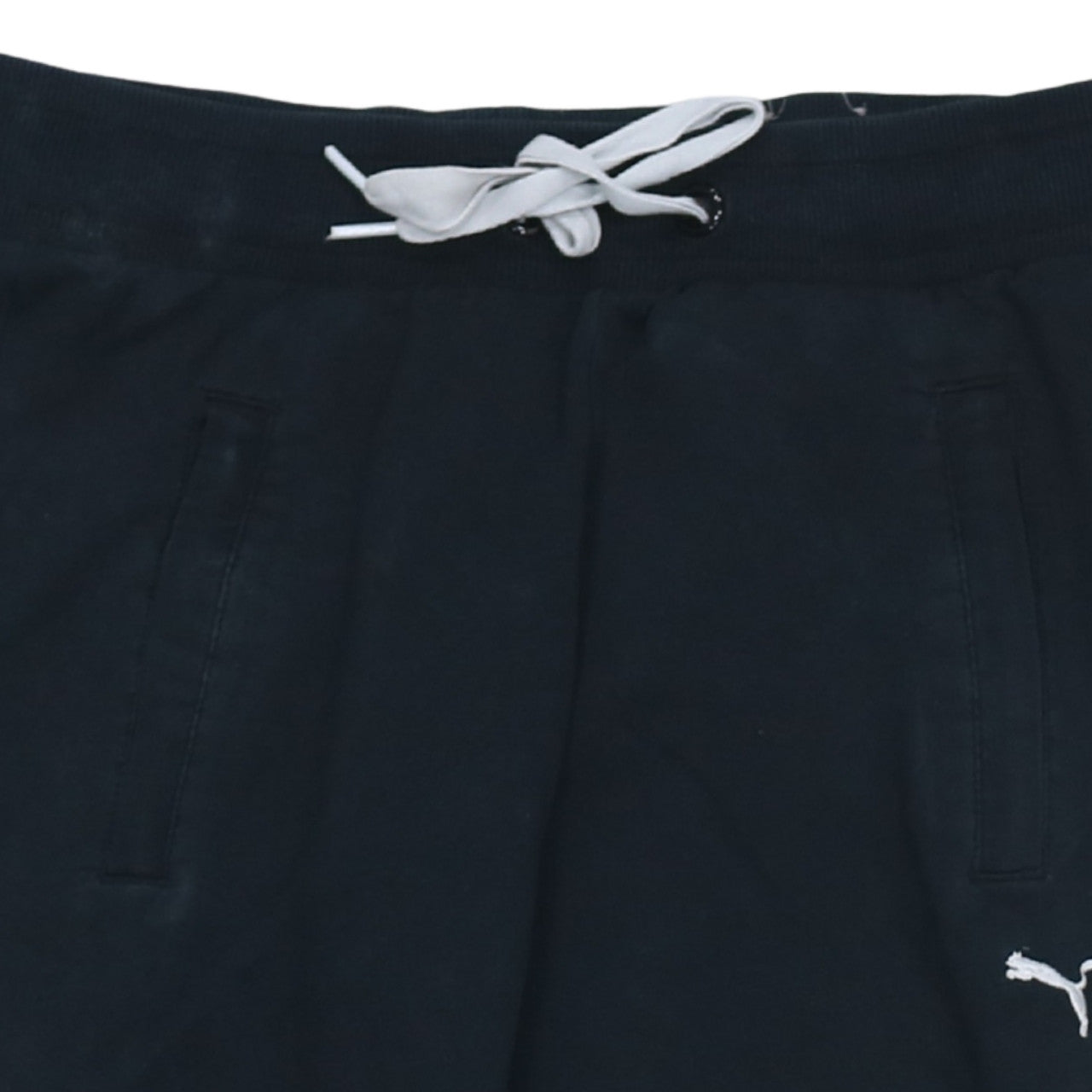 Puma Womens Black Jogger Trousers Size 10 Cotton Blend Activewear