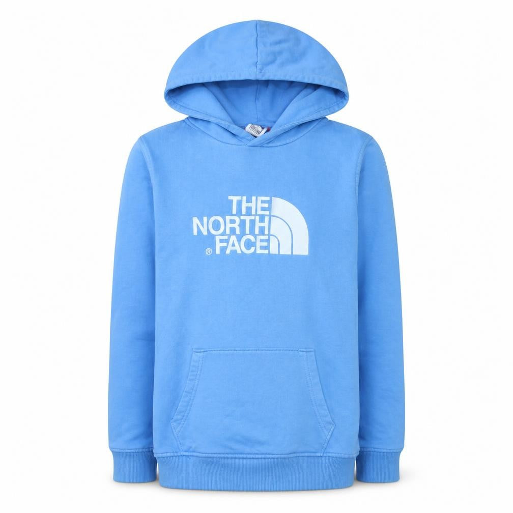 The North Face Boys Blue XL Pullover Hoodie with Logo Print