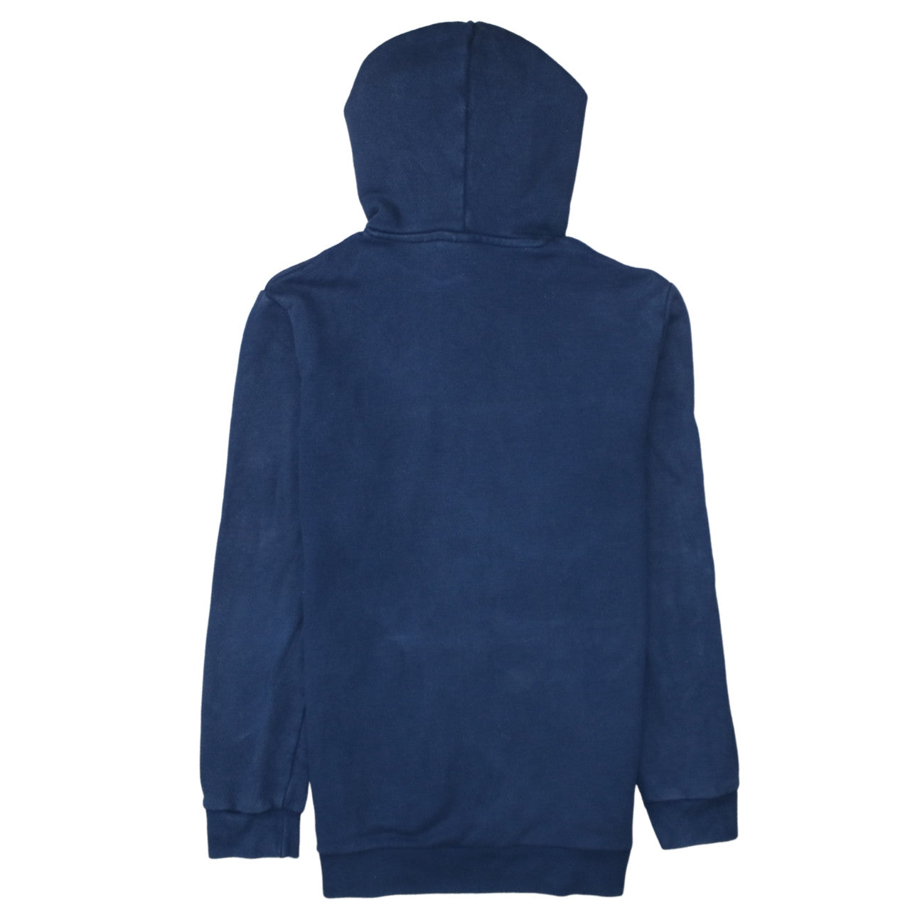 adidas Men's Blue Pullover Hoodie S Logo Fleece Sweatshirt