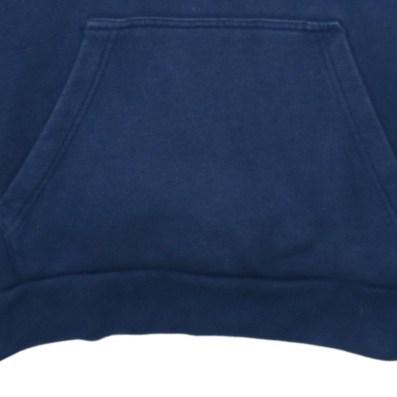 adidas Men's Blue Pullover Hoodie S Logo Fleece Sweatshirt