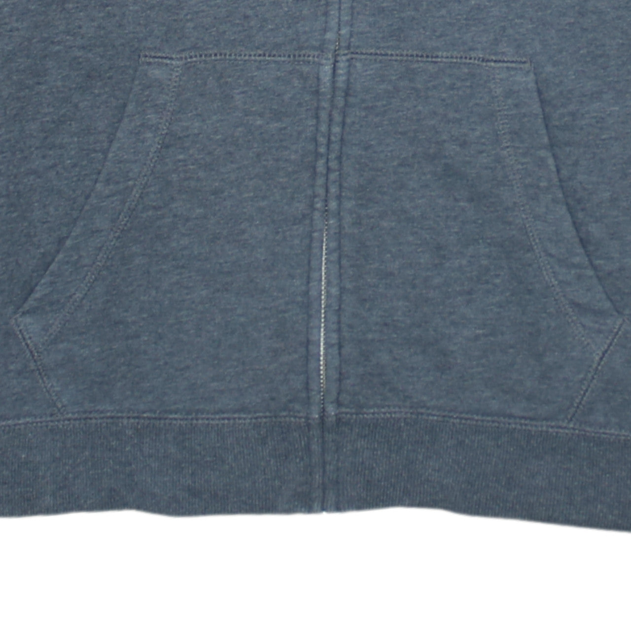 Nike Men's Grey Full Zip Hoodie M Sports Logo Just Do It