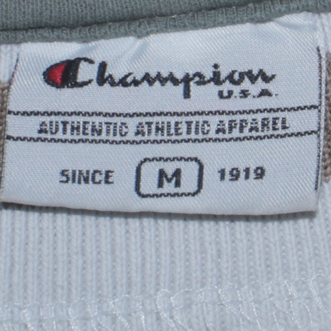 Champion Men's Green Full Zip Hoodie M Lightweight Cotton Blend