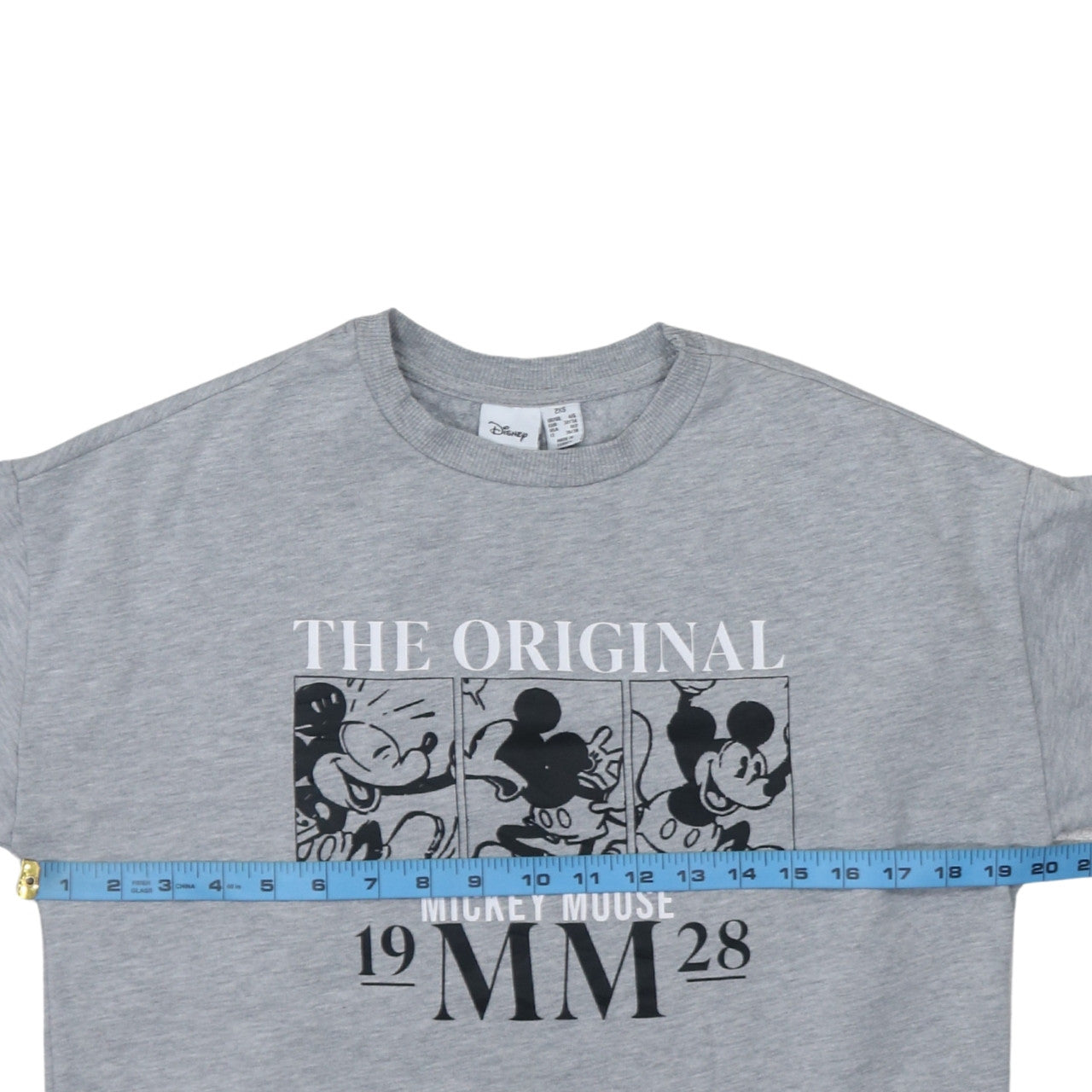 Primark Cares Women Grey Mickey Mouse Pullover Sweatshirt 2XS