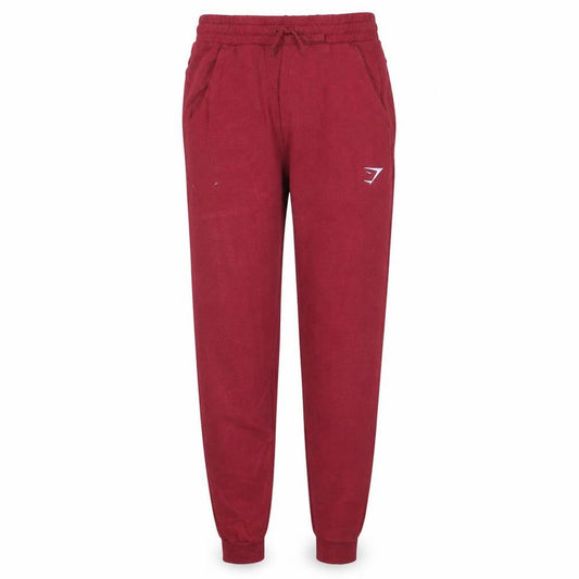 Gymshark Women's Red Jogger Sweatpants Size S Viscose Blend Activewear