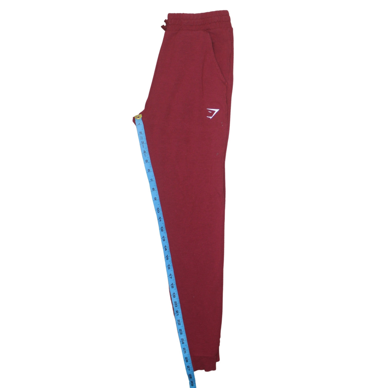 Gymshark Women's Red Jogger Sweatpants Size S Viscose Blend Activewear