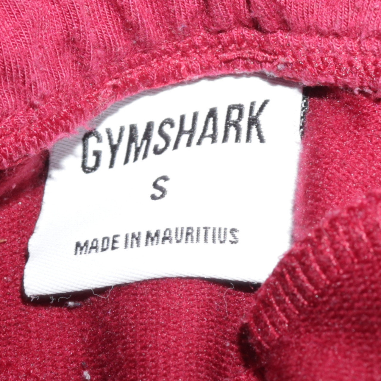 Gymshark Women's Red Jogger Sweatpants Size S Viscose Blend Activewear