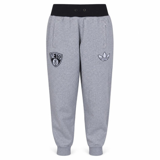 Adidas Women's Grey Jogger Sweatpants M Brooklyn Nets Activewear