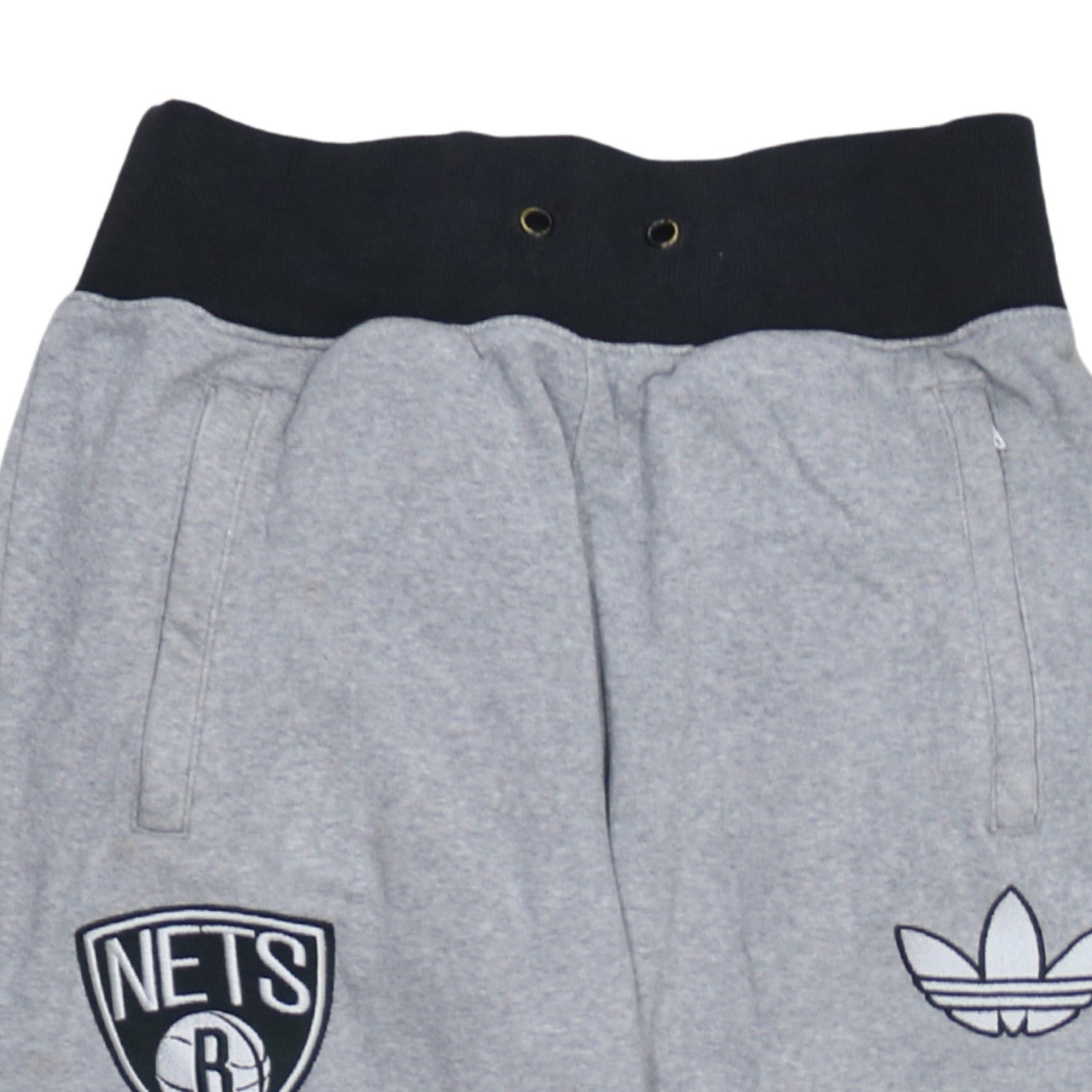 Adidas Women's Grey Jogger Sweatpants M Brooklyn Nets Activewear
