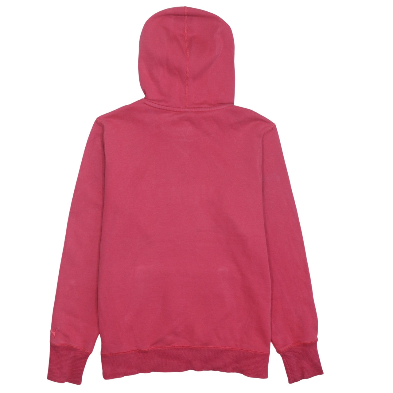 Puma Womens Pink Pullover Hoodie XL UK 16 Logo Graphic Sporty Sweatshirt