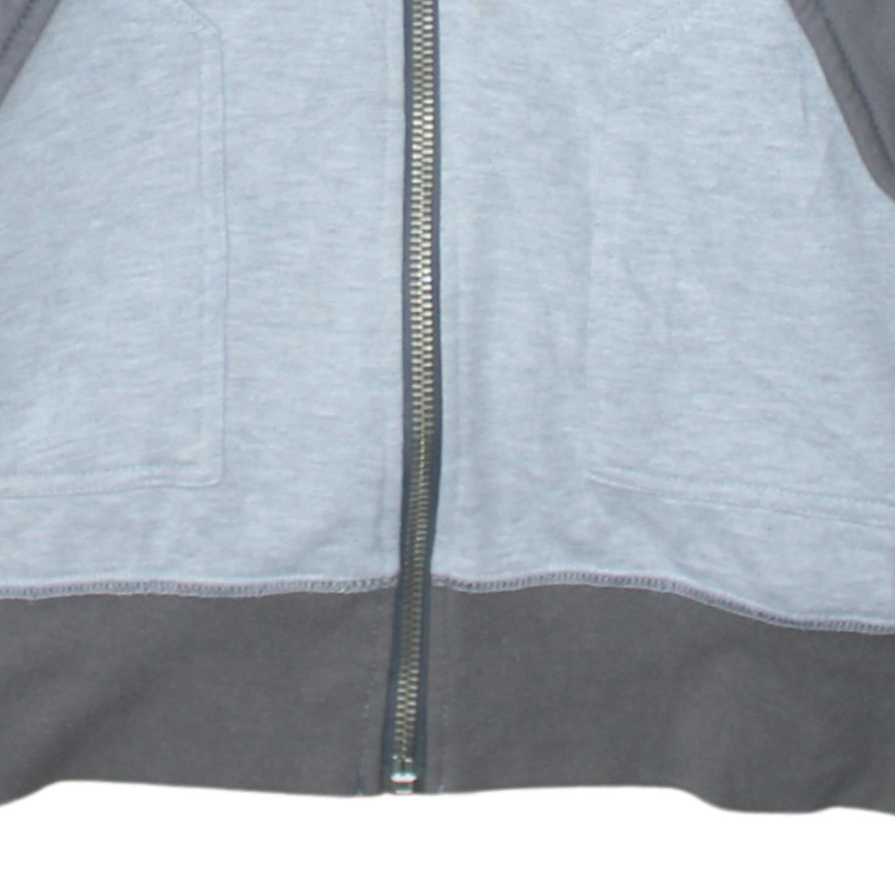 Lee Cooper Men’s Grey Full Zip Hoodie L Vintage Style Sweatshirt