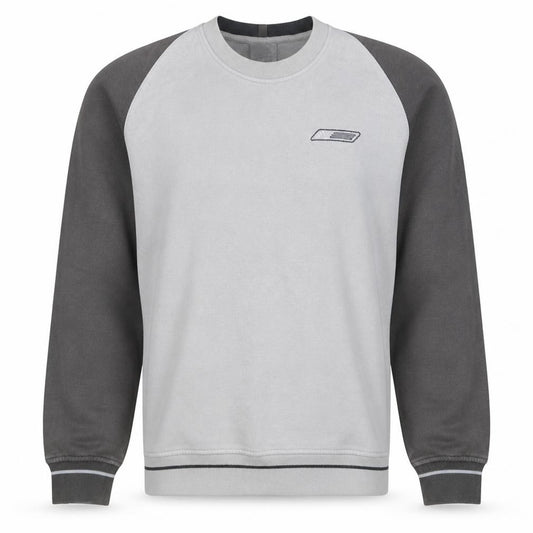 Adidas Men’s Grey Small Crew Neck Pullover Sweatshirt