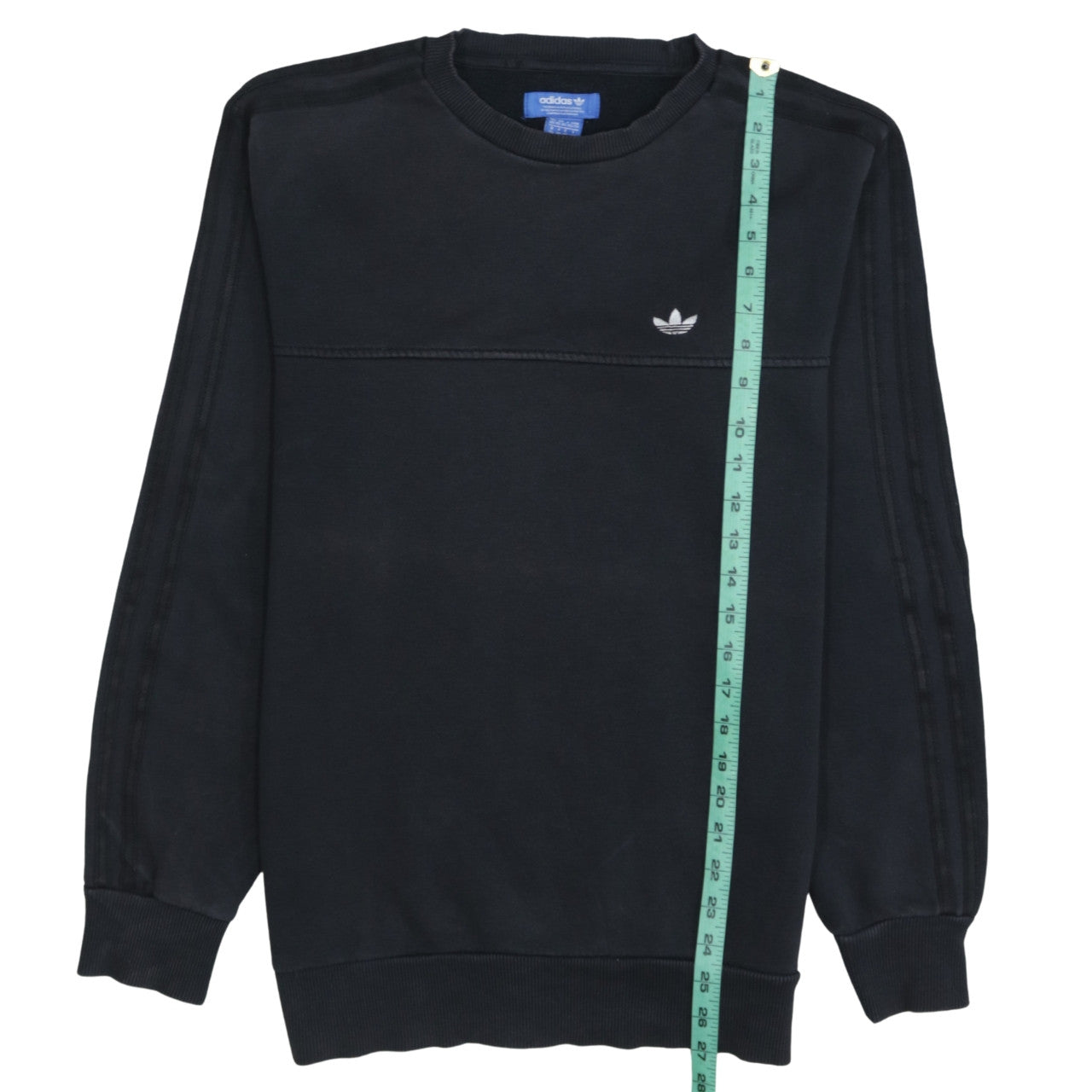 Adidas Men's Black XS Crew Neck Pullover Sweatshirt