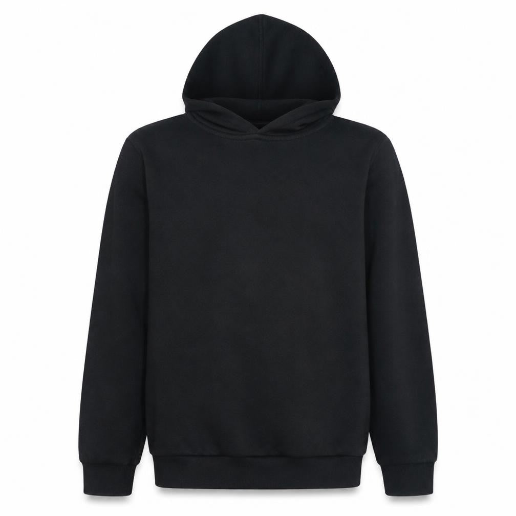 Puma Boys Black Pullover Hoodie Size 164 Cotton Blend Logo Sportswear