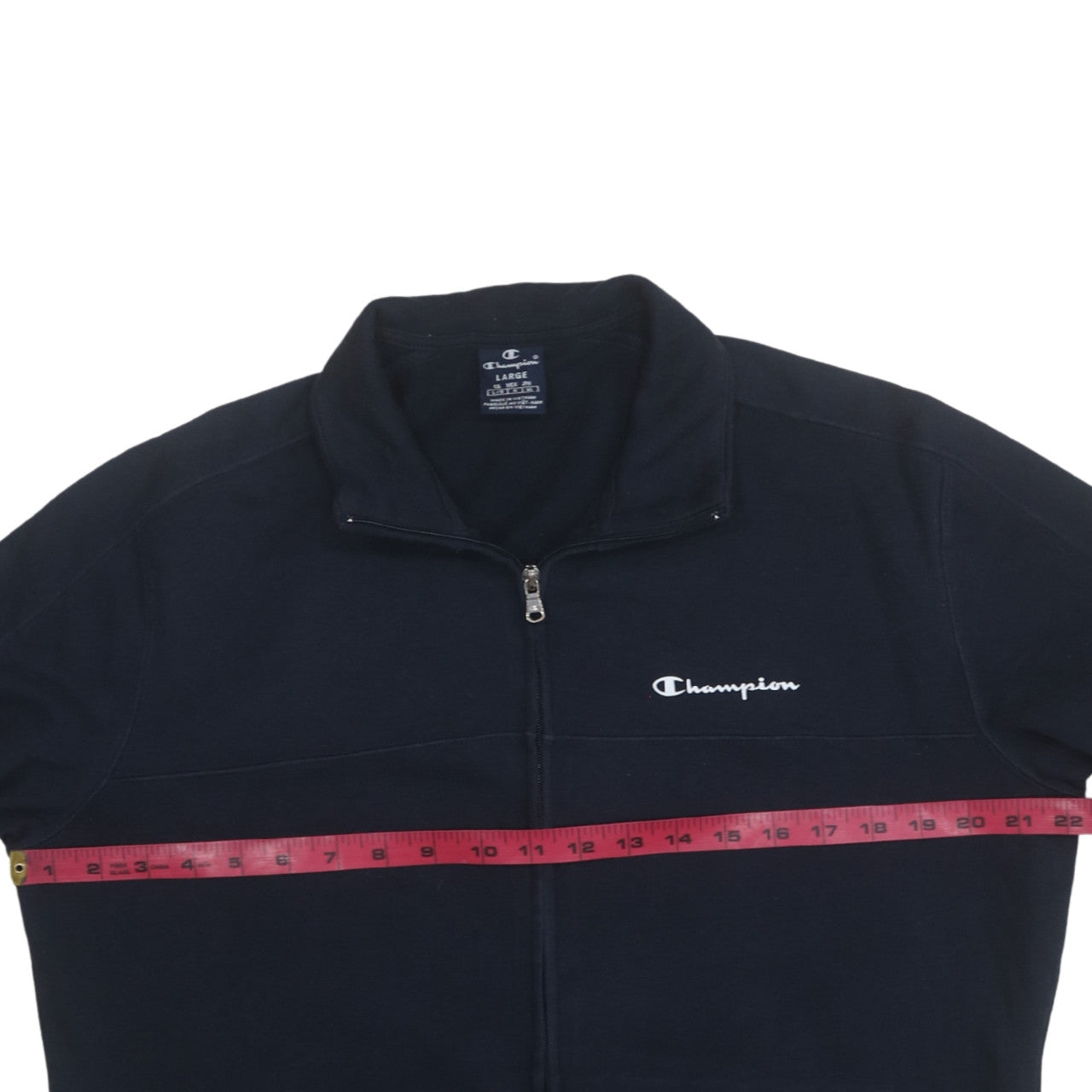 Champion Men's Blue Full Zip Sweatshirt Jacket Size L