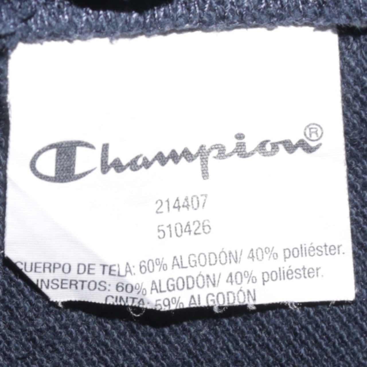 Champion Men's Blue Full Zip Sweatshirt Jacket Size L