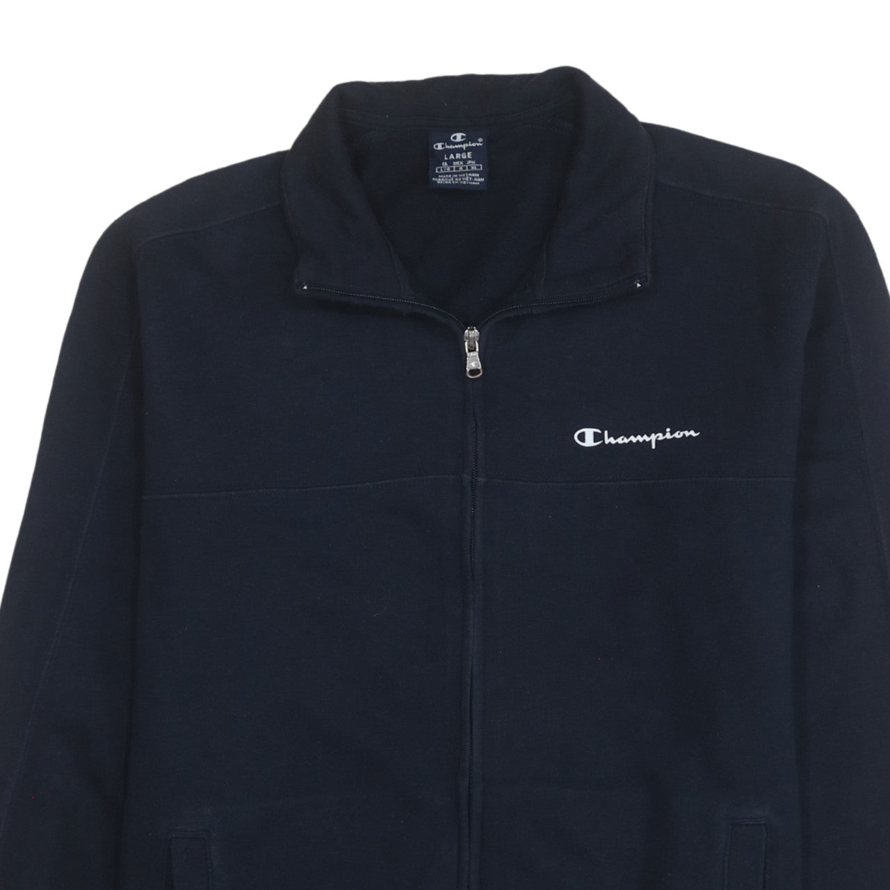 Champion Men's Blue Full Zip Sweatshirt Jacket Size L