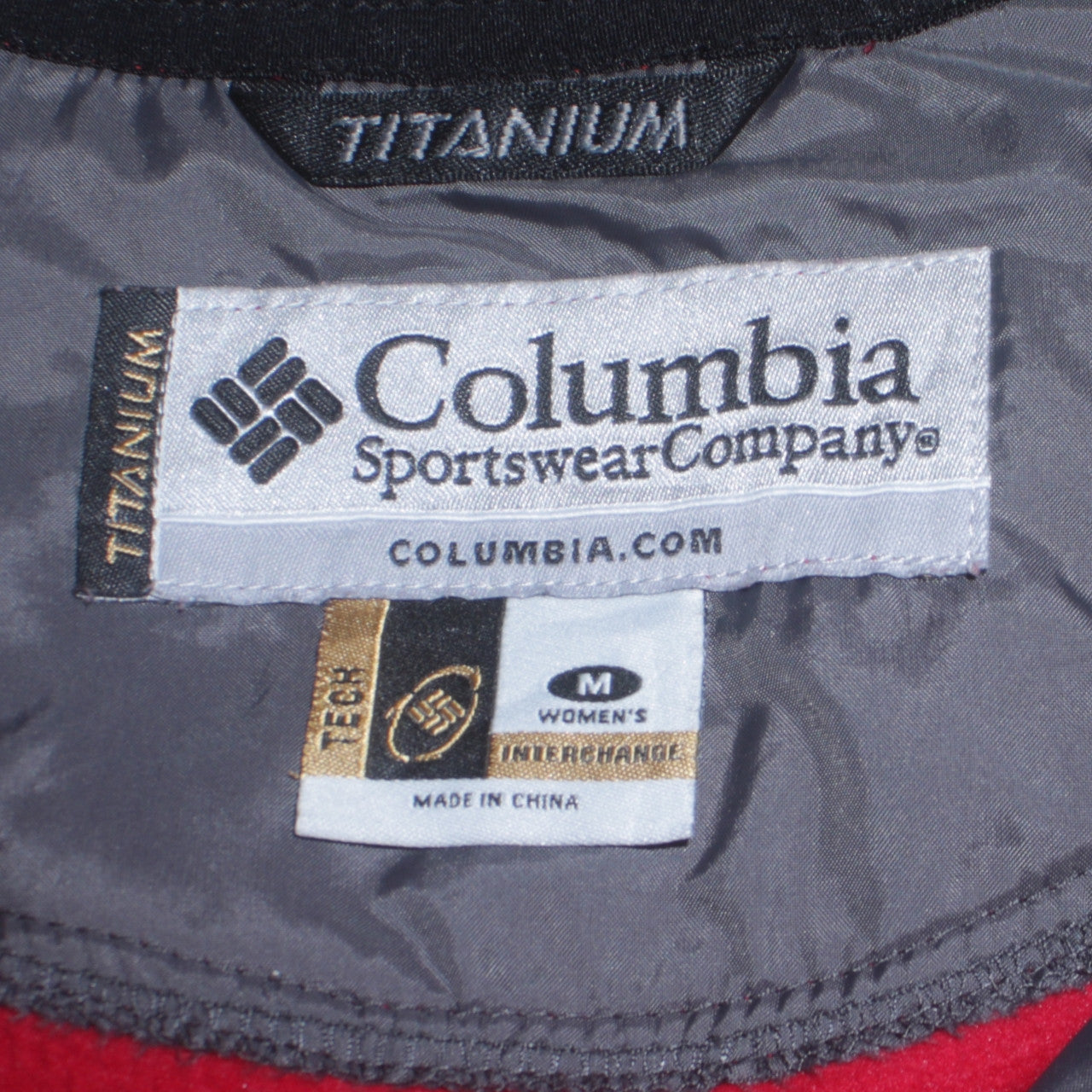 Columbia Red Soft Shell Jacket Unisex Adults M Hiking Outdoor