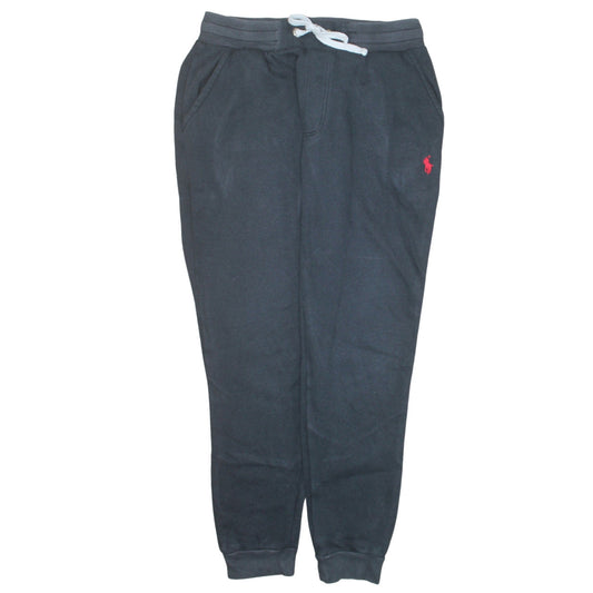 Polo Ralph Lauren Men's Black Medium Jogger Sweatpants 100% Cotton