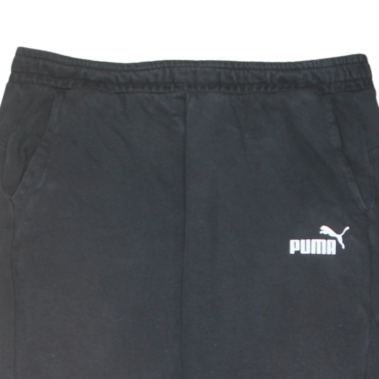 Puma Men's Black Large Jogger Sweatpants Elastic Waist