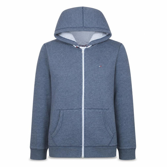 Tommy Jeans Women Blue Full Zip Hoodie XL Regular Fit Casual