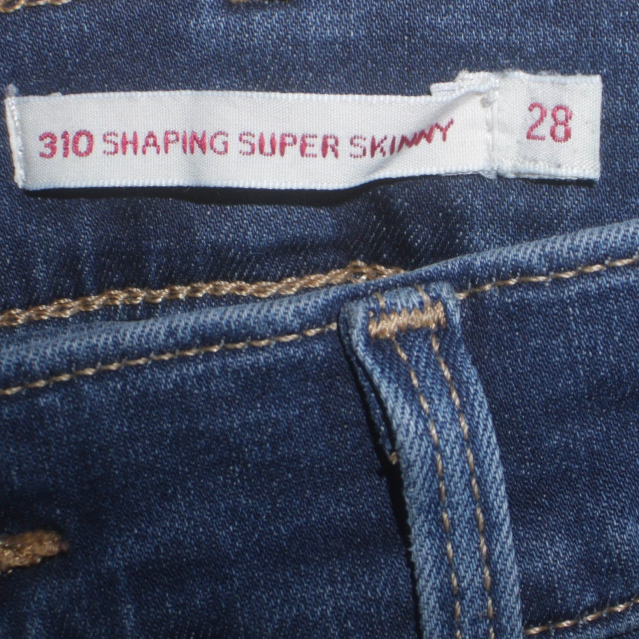 Levi's Women's Blue 310 Shaping Super Skinny Jeans Size 28