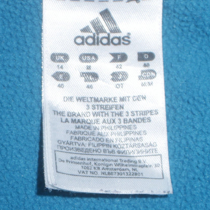 Additional view of Adidas women’s blue climawarm 1/2 zip pullover sweatshirt uk 14
