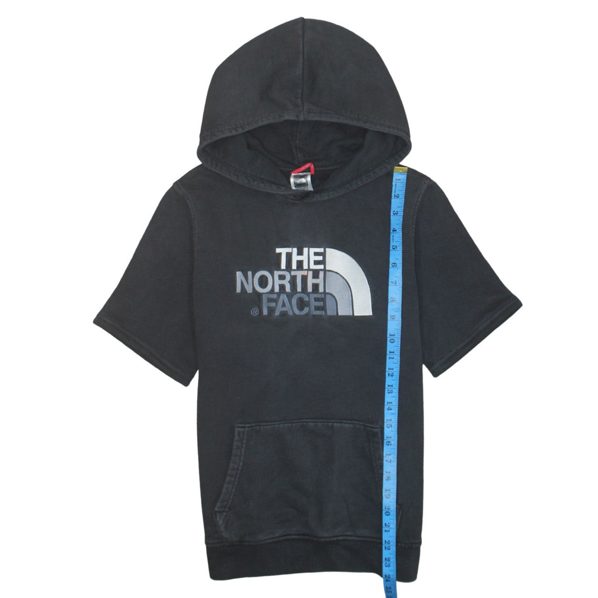 The North Face Boys Black XL Short Sleeve Pullover Hoodie 100% Cotton