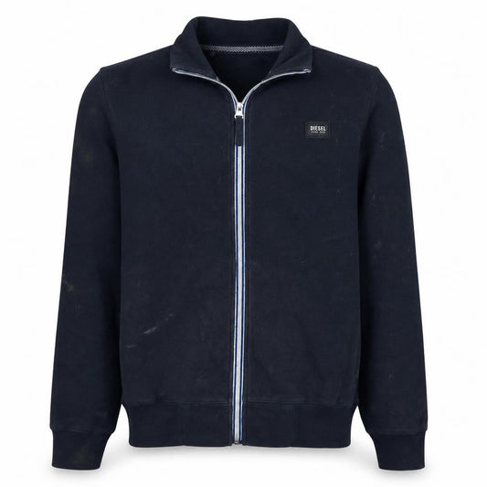 Diesel Men’s Blue Full Zip Sweatshirt Jacket M