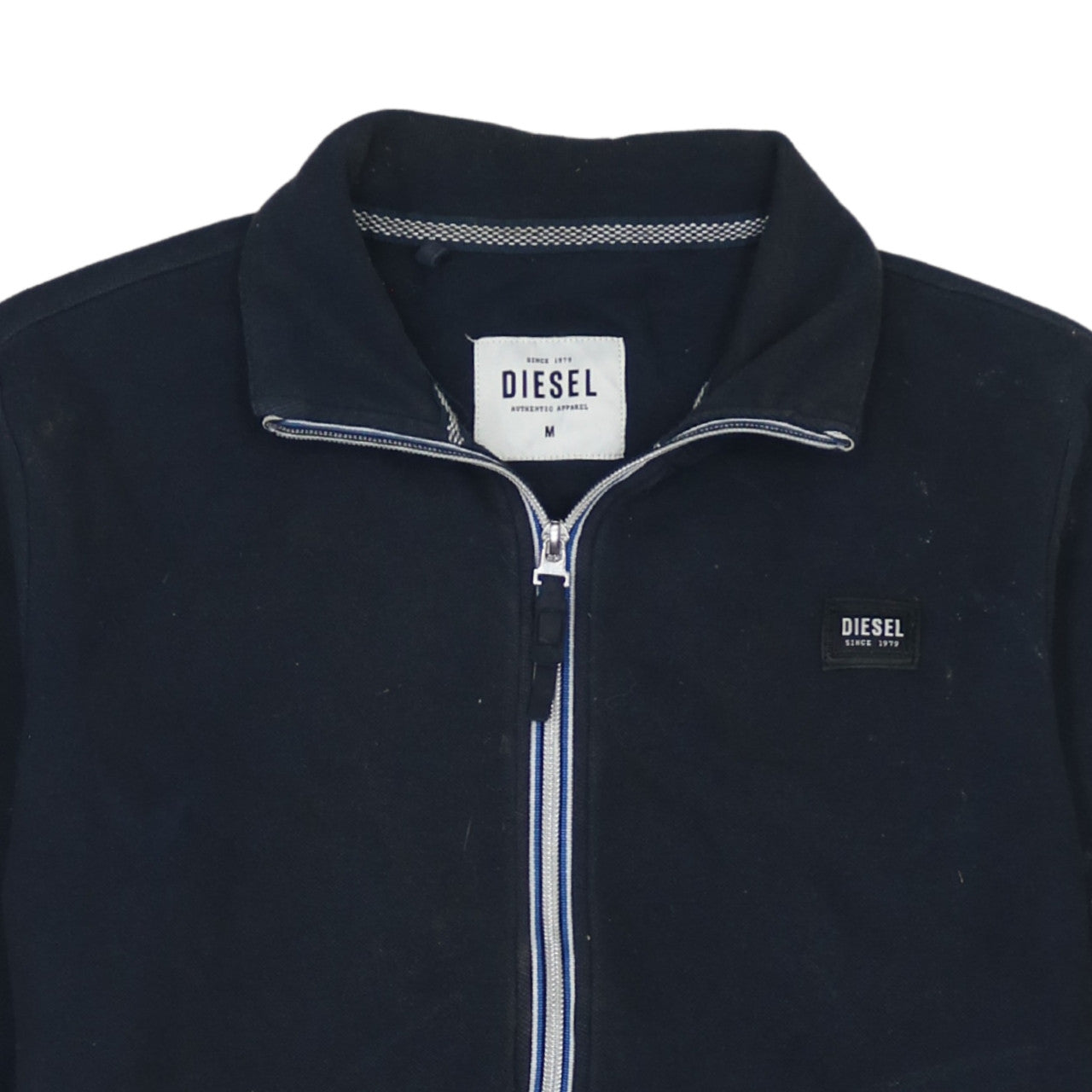 Diesel Men’s Blue Full Zip Sweatshirt Jacket M