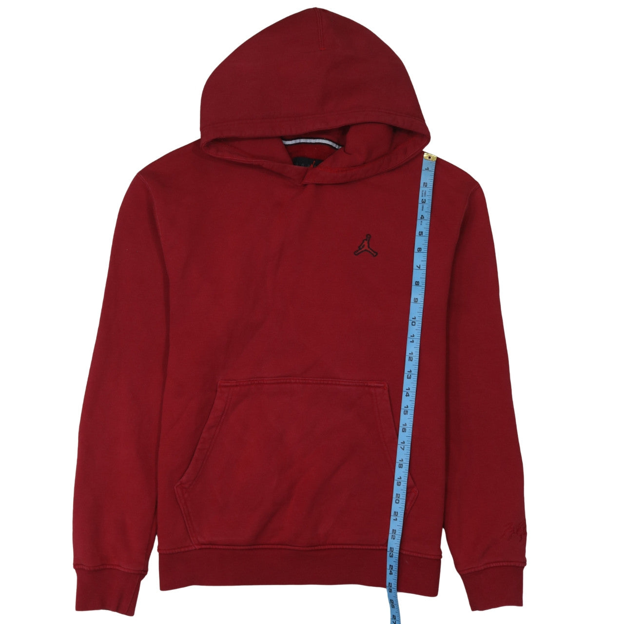 Jordan Mens Red Pullover Hoodie Medium Regular Fit Sportswear