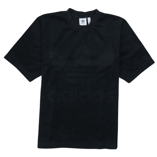 Adidas Men's Black Cotton Short Sleeve Sports T-Shirt M