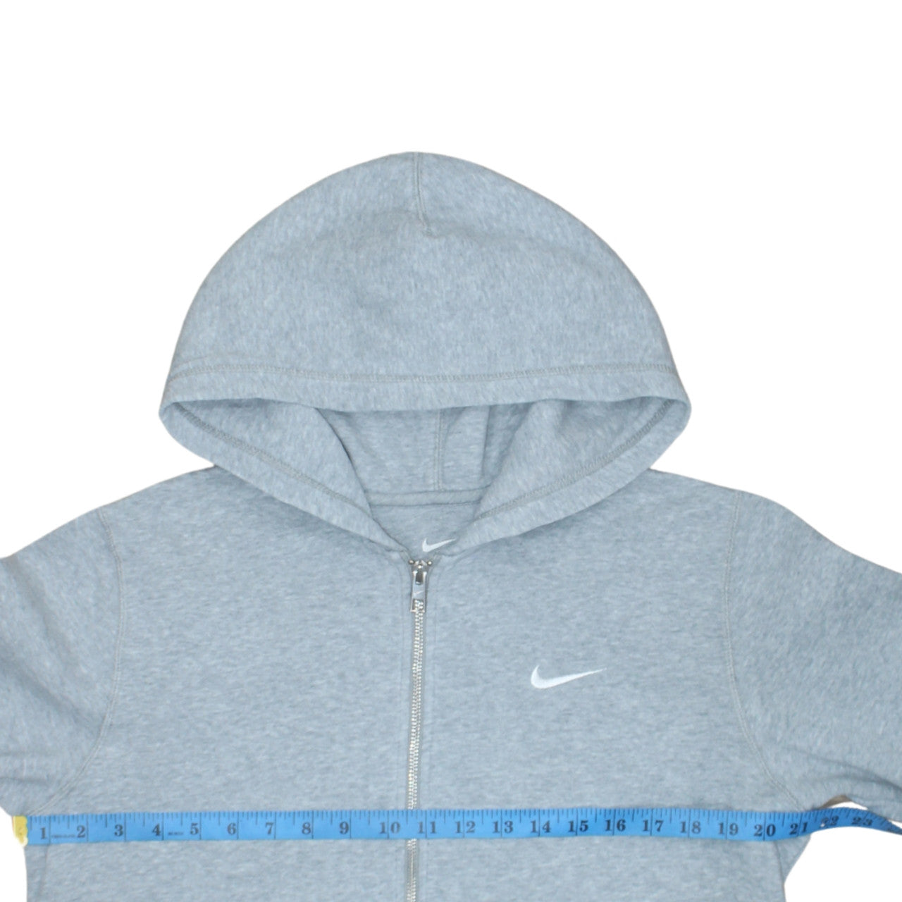 Nike Men's Grey Full Zip Hoodie Size M Sportswear Fleece