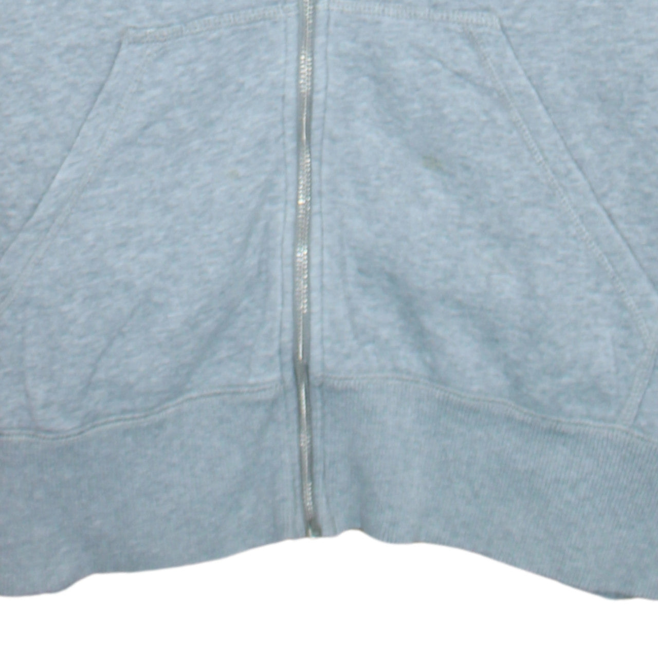 Nike Men's Grey Full Zip Hoodie Size M Sportswear Fleece