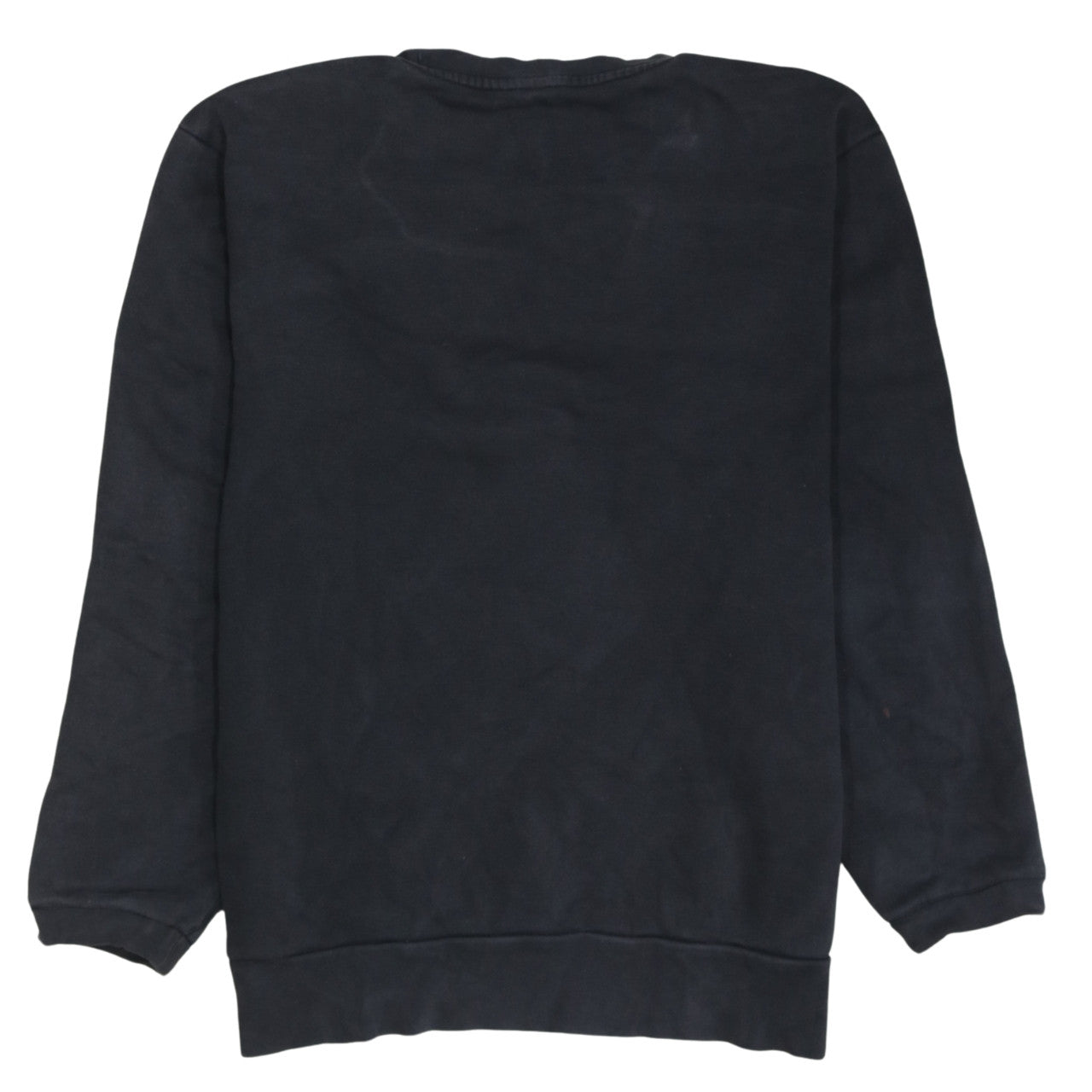 Adidas Womens Black Crew Neck Long Sleeve Pullover Sweatshirt Size M