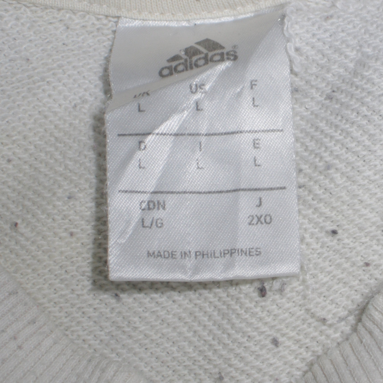 Adidas Men’s Beige Ajax Amsterdam Crew Neck Sweatshirt Size L