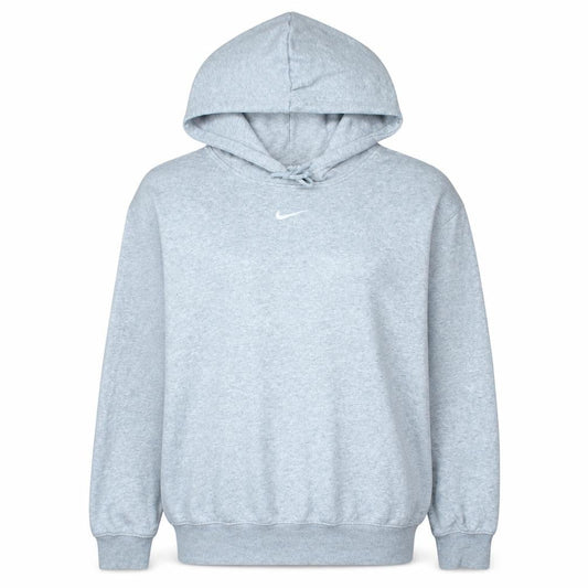 Nike Women's Grey Pullover Hoodie Small Cotton Blend