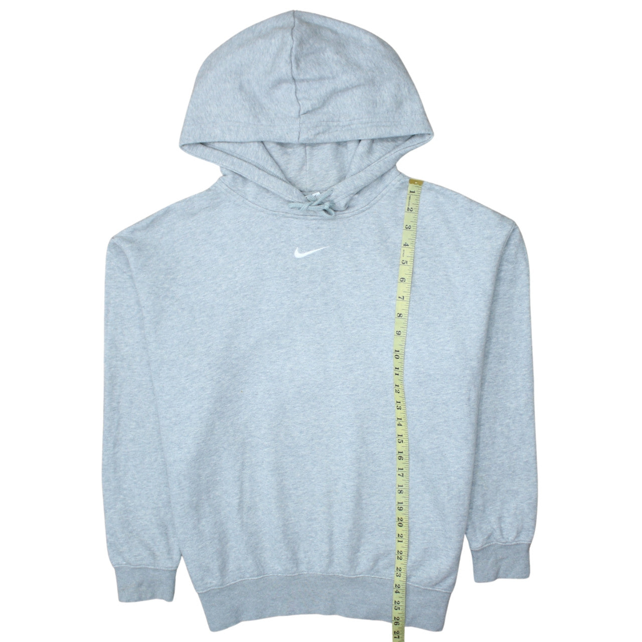 Nike Women's Grey Pullover Hoodie Small Cotton Blend